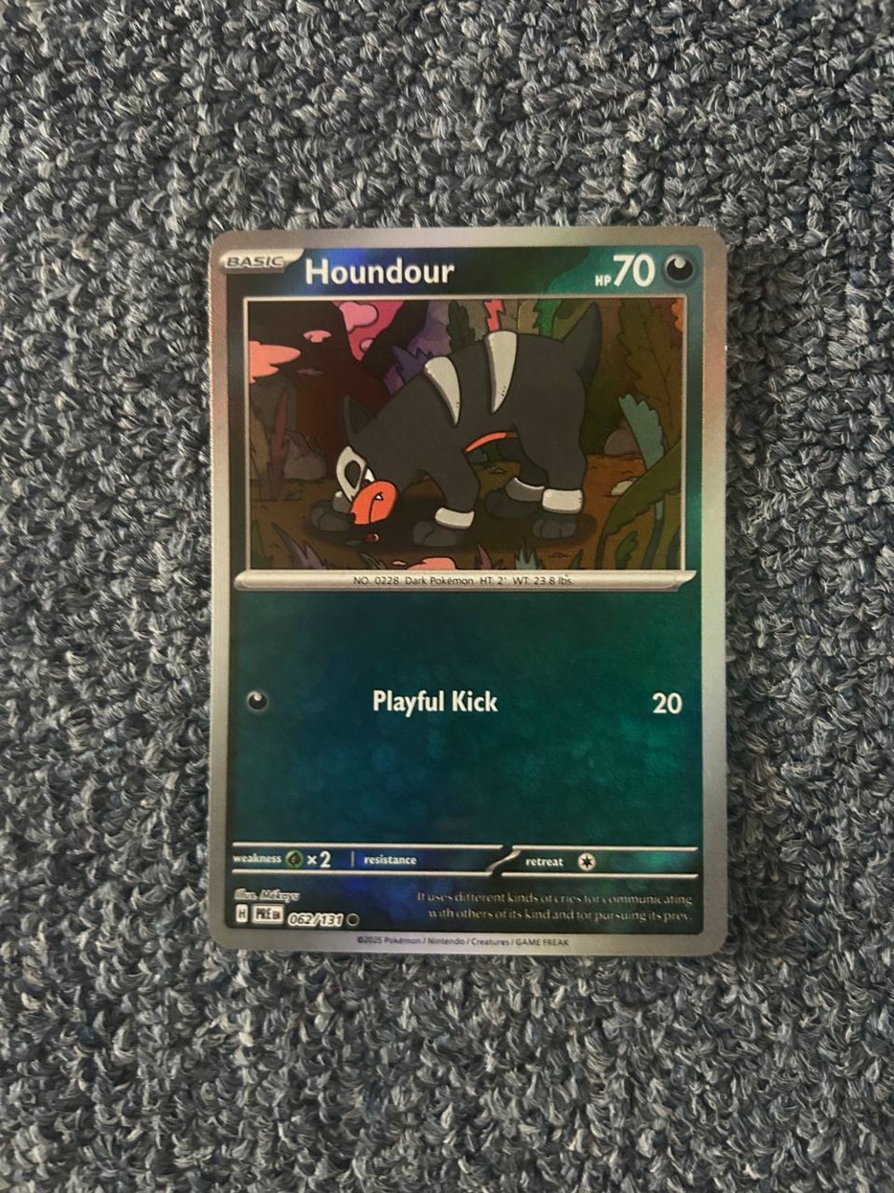 Houndour Pokémon Card